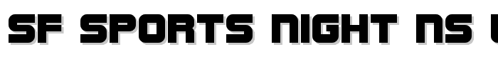 SF Sports Night NS Upright font